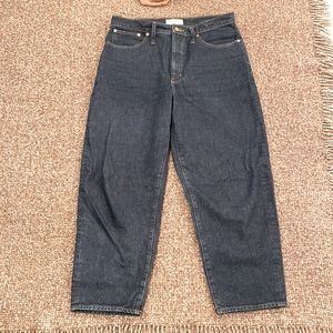 Madewell Dark Rinse Balloon Jeans